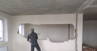 Демонтаж стен Лесной, цена от 2953 руб.