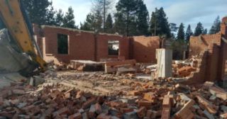 Демонтаж 1 этажного дома Лесной, цена от 1606 руб.