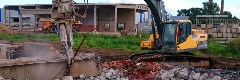 Демонтаж фундамента в лесном